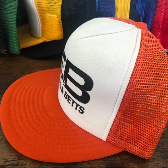 Vintage 80s Streetwear T&B Thomas & Betts Company Trucker Hat - Picture 2 of 7